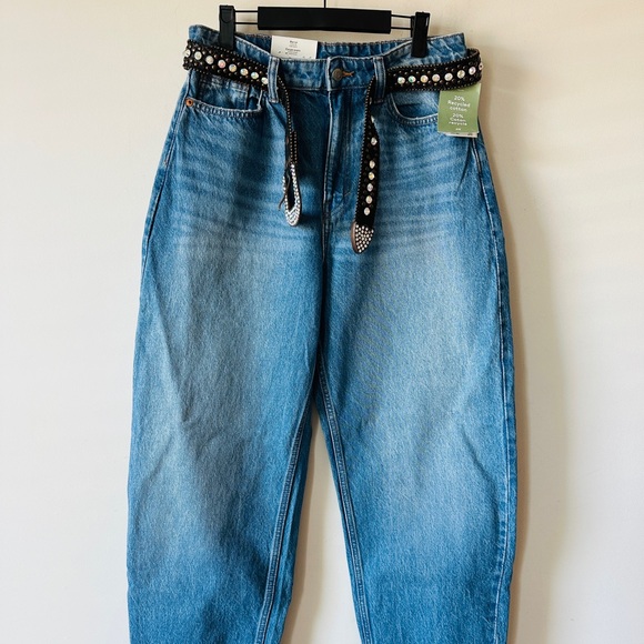 Heavy Bling & Studded Genuine Leather Snake Skin Belt Size M/L - Picture 10 of 13